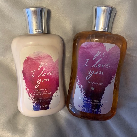 Bath & Body Works P.S. I Love You Set 8 oz Discontinued Scent Never Used - Picture 1 of 6